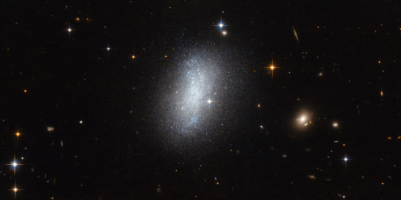 Карликовая галактика от Хаббла